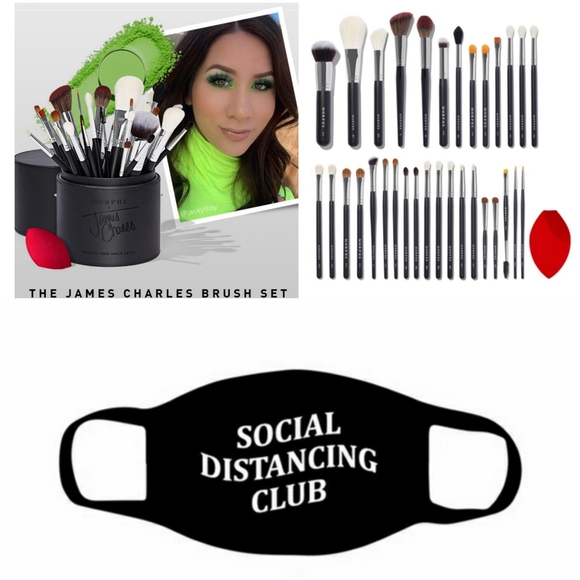 Free Mask + Morphe x James Charles 34 Pc Brushes - Picture 1 of 1